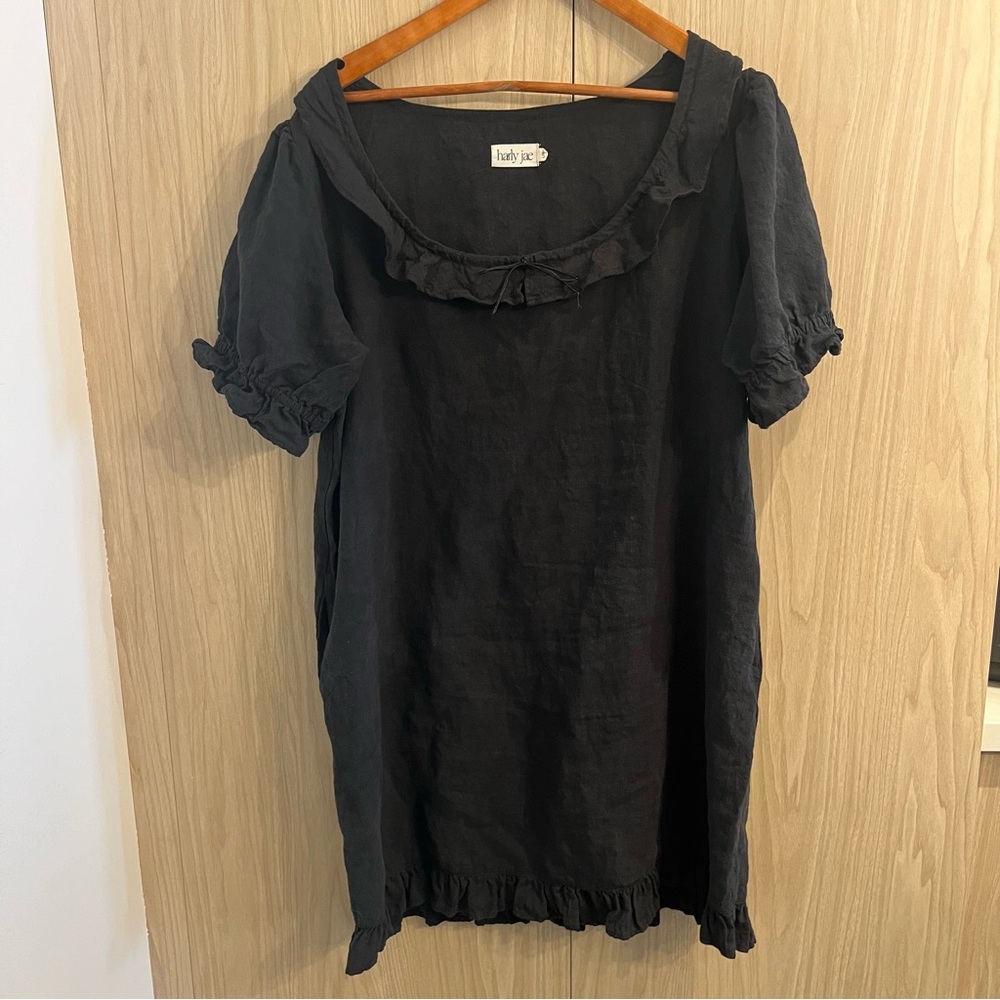 Harly Jae Linen Doll Dress - Picture 2 of 6